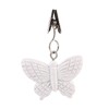 TwoFish Home Set of 4 White Butterfly Resin Tablecloth Weights