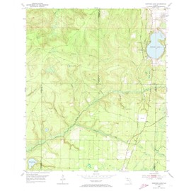 YellowMaps Compass Lake FL topo map, 1:24000 Scale, 7.5 X 7.5 Minute, Historical, 1952, Updated 1973, 26.8 x 23 in - Paper