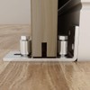JUGREAT Stainless Steel Sliding Door Guides Floor Mount, Adjustable Roller