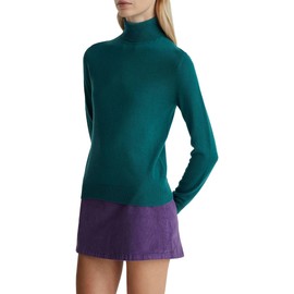United Colors of Benetton Maglia Ciclista M/L 1002d2348, Maglione Donna, Verde Scuro 0C5, S