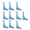10PCS Beard Shaper Template L Shape Prevent Static Beard Shaping