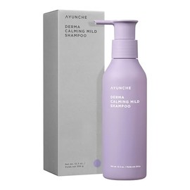 AYUNCHE- Champú calmante Derma de 11,8 oz [para cuero cabelludo seco y sensible] | Cuidado hidratante suave del cuero cabelludo | Fortalece
