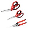 Goldblatt 3PCS Scissors Heavy Duty, Multipurpose Scissors, Drop Forged Blade,