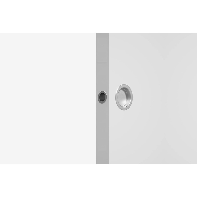 bricoleva.it Sliding Door Lock Set Rosette, Rosette, Round, Without Lock,