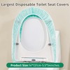 Two-Layer Disposable Toilet Seat Cover,30 Pack Extra Large Non-Woven Fabric