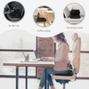 Chair Extra Wide Seat Cushion, Lumbar Support, Adjustable Back Brace