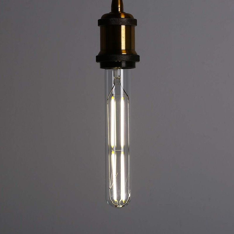 VCTC Lighting Dimmable T10 LED Bulbs,4000K Daylight White,6W Tubular Light