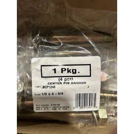 Wej-It Strike-It™ Center Pin Anchors {1/2” x 4 3/4” } - 4 pack BCP1243