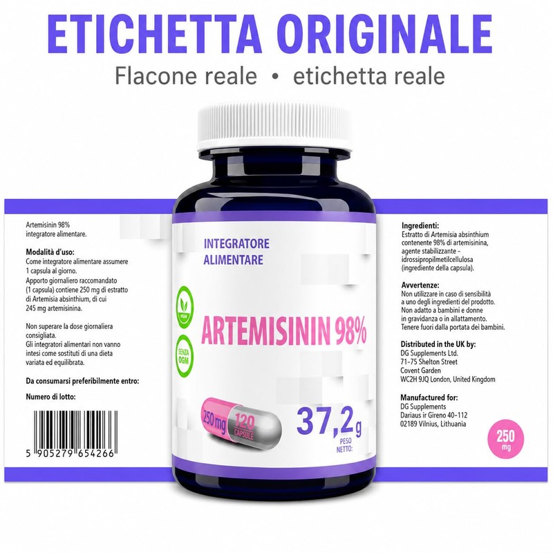 Hepatica Artemisinina | 250 mg | standardizzata al 98% |