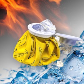 Ice water bag, hot/cold compress, waist, knee, shoulder, ankle icing white 10ea