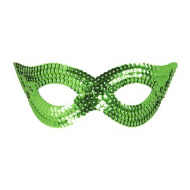 GREEN SEQUIN EYEMASK
