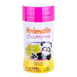 Animalin 75 Gomitas Nature's Sunshine Vitaminas para Niños y Adultos 225g