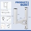 Ladder Rack for Trailer, Side Mount Trailer Ladder Rack with