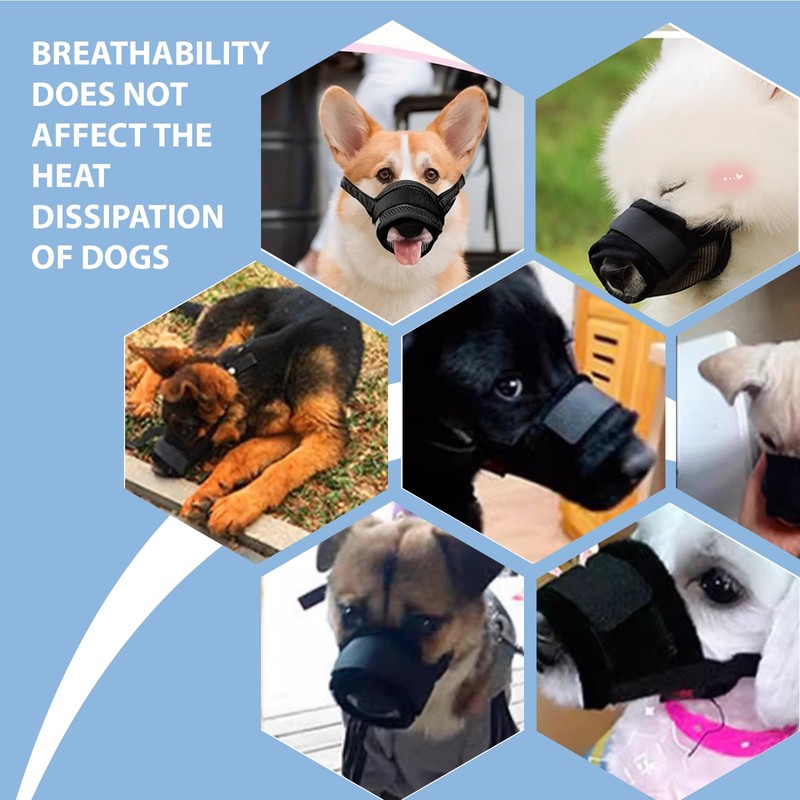 Dog Muzzle for Small Dogs Secure Fit Breathable Anti Barking