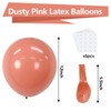 Bezente Dusty Pink Latex Party Balloons - 100 Pack 12