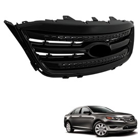 TJHSM Front Grille Gloss Black Bumper Grill Replacement for 2010 2011 2012 Taurus