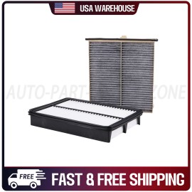 VEHITO Engine and Cabin Air Filter Kit Mazda CX5 14-22 6 2014~20 L4 2.5L