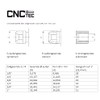Pneumatic Push-in Fitting R 3/8 Inch to 8 mm IQS,