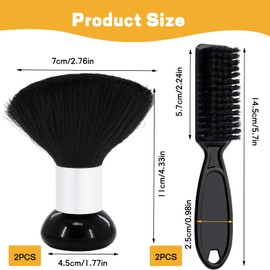 Barber Brush Neck Duster, Neck Brush, Hair Brush Cleaner, Barber Neck Duster Cleaning Supplies, Accesorios Para Barberia
