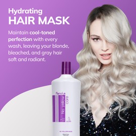 FANOLA No yellow Mask-Extra Violet Pigment/Maschera Antigiallo 350 ml