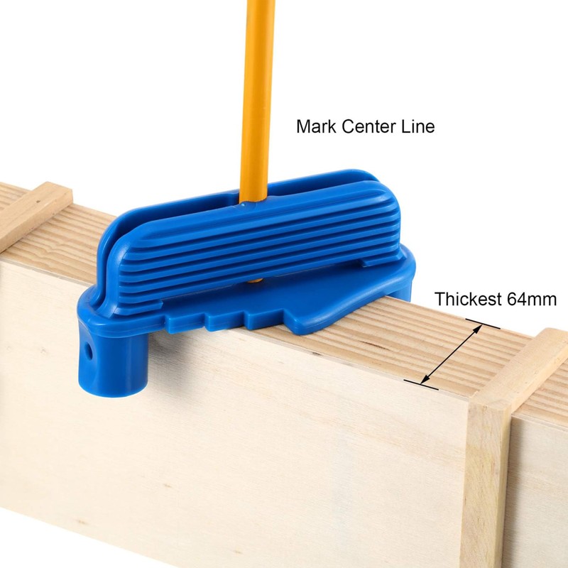 Scribe Tool Woodworking,Center Finder Tool,All-in-One Wood Scribe Tool,Multi-Function Center Finder