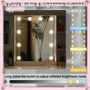 Yamissi Makeup Vanity Set Large LED Lighted Mirror Dressing Table