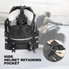 JLDTOP Motorcycle Helmet Backpack Waterproof Oxford Motorcycle Backpack with Helmet