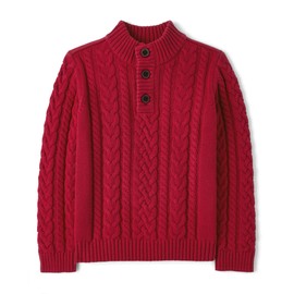 Gymboree,and Toddler Long Sleeve Cable Knit Sweaters,Salsa Red,18-24 Months