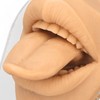 Lips on Tongue Model, Tall Simulated Tongue Model for Piercing