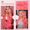 Gurdasa Wig Human Hair 13x4 Pink Lace Front Wig Human