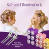 Thermal Rollers for Hair - 37 Self Grip Hair Rollers