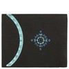 Oxmox New Cryptan RFID Protect, Wind Rose Print Cyan Black,