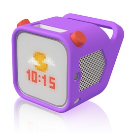 Silicone Case for Yoto Player (3rd Gen.), Silicone Protective Sleeve Case Compatible with Yoto Player, Anti-Slip, Bumps and Wear and TearSilicone Skin Cover with Easy-to-Carry Handle - Purple