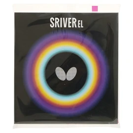 Butterfly 05380 Table Tennis Rubber Slavor EL High Elasticity Sponge, Red (006) Thin