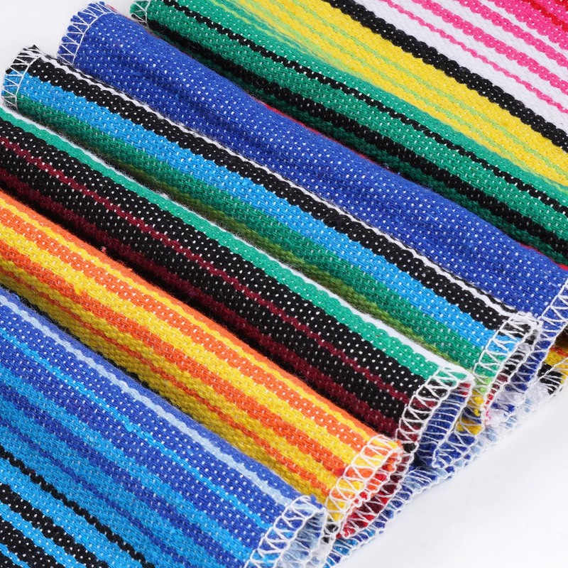 Jmkcoz Mexican Graduation Stole Sash Mexican Serape Scarf Colorful Graduation