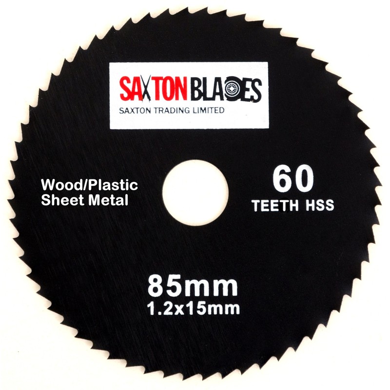 Saxton 85mm HSS Circular Saw Blade Pack A Worx Worxsaw