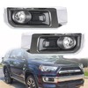 munirater 2-Pack Front Driving Fog Light with Chrome Bezel Set