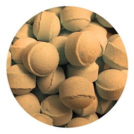 30 x Scented Bath Marbles Fizzers Mini Bombs in Gift Bag (Ylang & Patchouli)