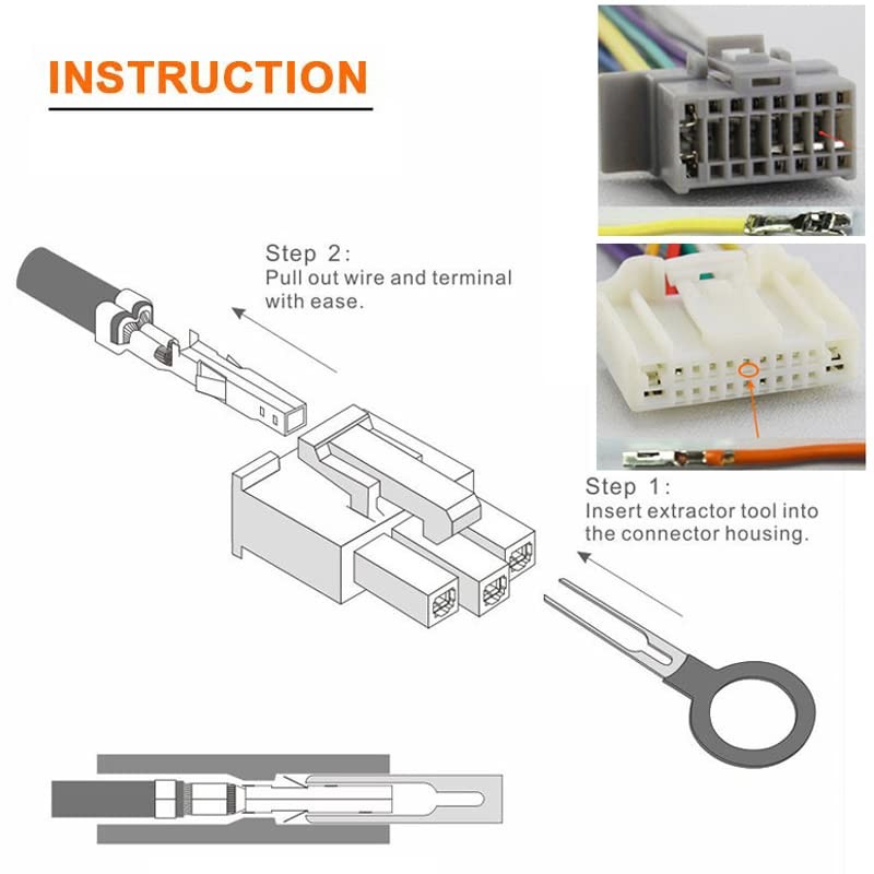 AUTOXBERT 52 Piece Release Tool Set Car Plug Removal Tool