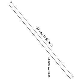 ONLYKXY 40pcs Black Elastic Cords with Metal Ends 37cm Soft Stretch Band Mask Lanyard Loop Crafts Round Rope Thread String Extender Strap for Mask Making Book Binding Hanging DIY Craft Party Hat Menus