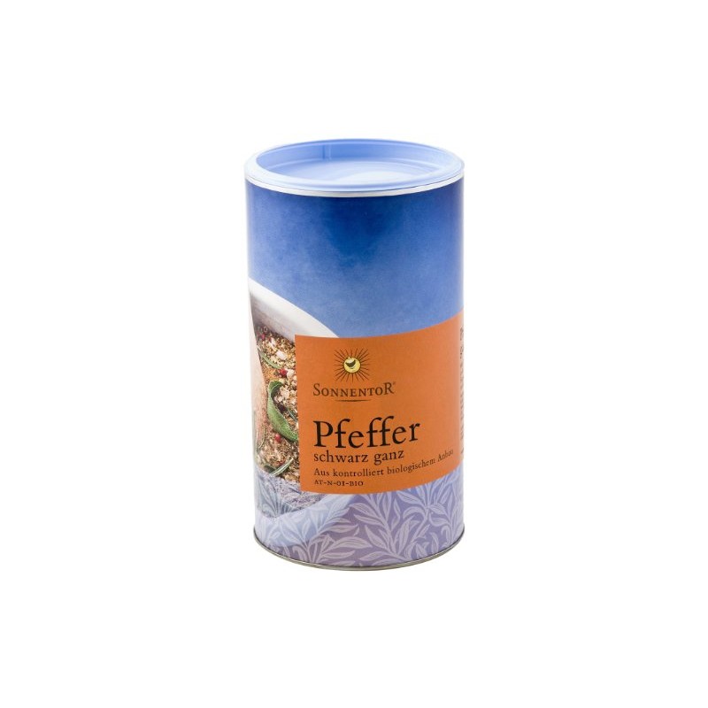 Sonnentor Pepper Black Whole Gastro Tin Pack of 1 (1