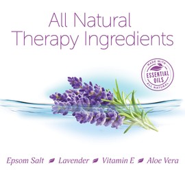 Epsoak Epsom Salt 5 lb. Magnesium Sulfate USP. (Qty. 1 x 5lb. Bag), Lavender Sleep Formula, Resealable Epsom Salt Bag, Made in The USA, Cruelty-Free Certified