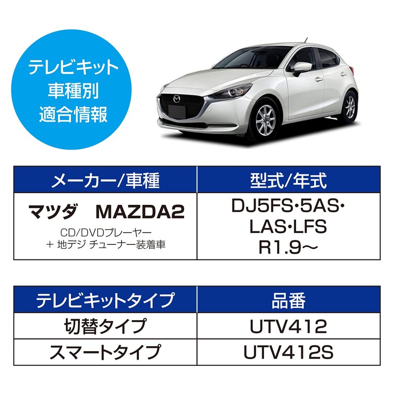 Data System TV Kit Smart Type for CX-3 / Mazda