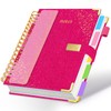 Spiral Notebook Journal 8''x 10'' 5 Subject Notebook with Dividers,
