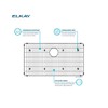 Elkay Crosstown CTXBG614 Stainless Steel Bottom Grid
