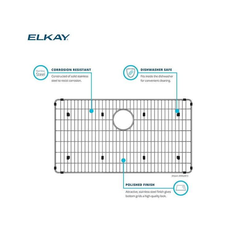 Elkay Crosstown CTXBG614 Stainless Steel Bottom Grid