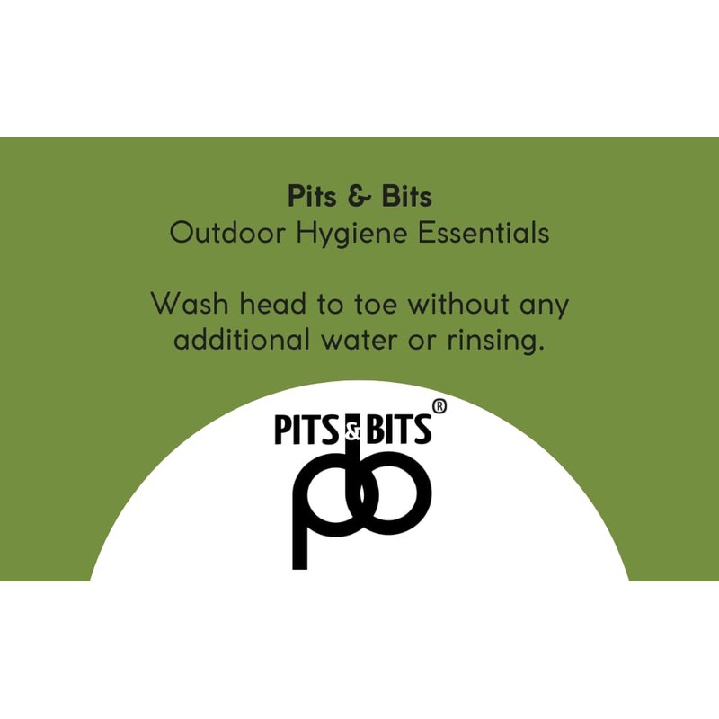 Pits And Bits Rinse Free Body Wash, Fresh Fragrance, No