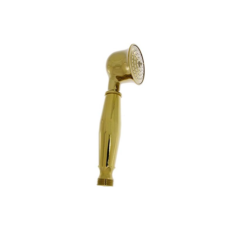 Nostalgia Retro Hand Shower Head - Brass with Gold Surface