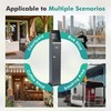 MHHQ Commercial Trash Can Disposal Outdoor Vertical Trash Can Standing