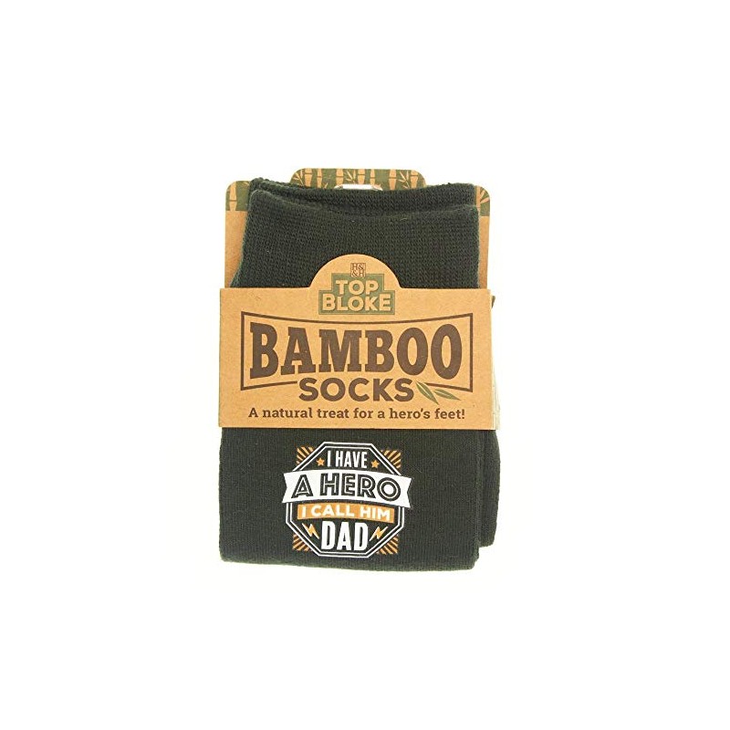 Top Bloke Mens Gift Socks for Him - A Natural